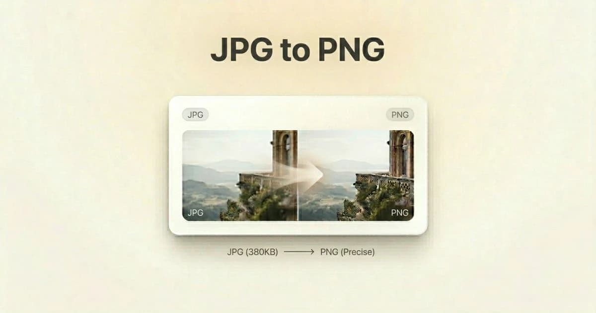 JPG to PNG conversion in Koala Convert for lossless output and graphics workflows.
